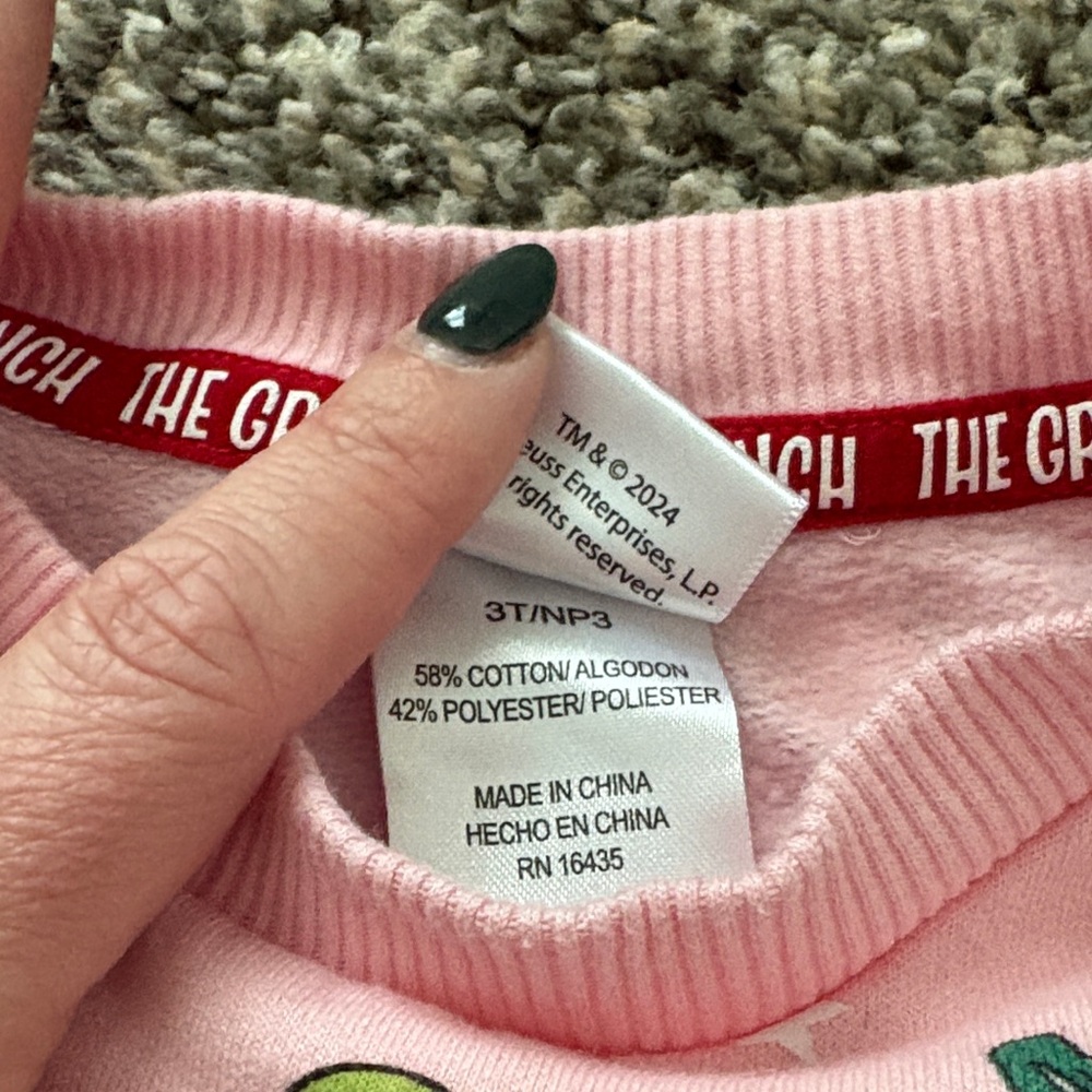 Pink Grinch Jogger Set - Picture 3 of 5
